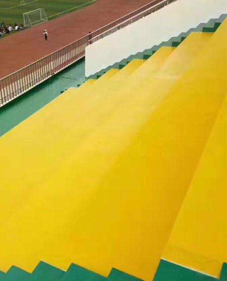 长安球场台阶翻新修补改造